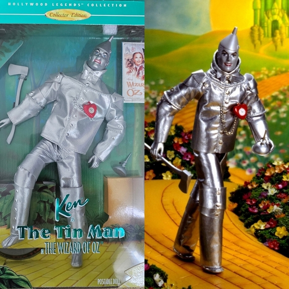 NRFB Ken Tin Man in the Wizard of Oz 1995 Barbie Hollywood Legends Colle… - Picture 1 of 16